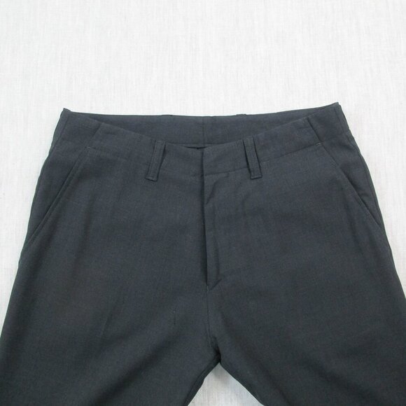 HUGO BOSS Dress Pants Mens 46 Dark Gray Formal Classic Fit Mid-Rise Straight Leg - Picture 3 of 9